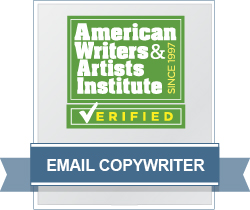 AWAI Verified&trade; Email Copywriter Badge